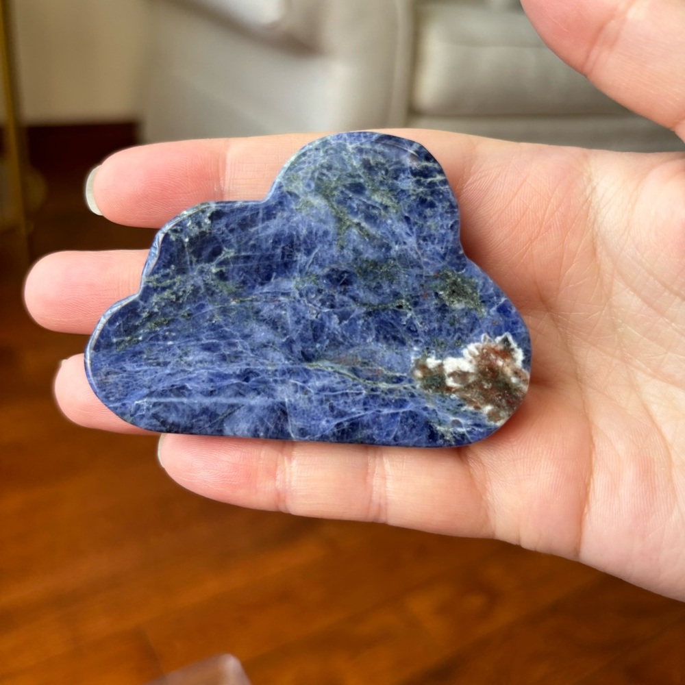 Sodalite Cloud Carving (💸 Bundle Crystals to Save!)